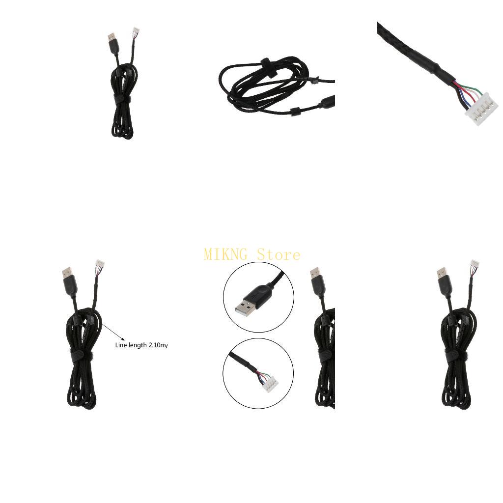 Gaming Accessories Best - Durable Mouse Accessory 2.1m Nylon Braided