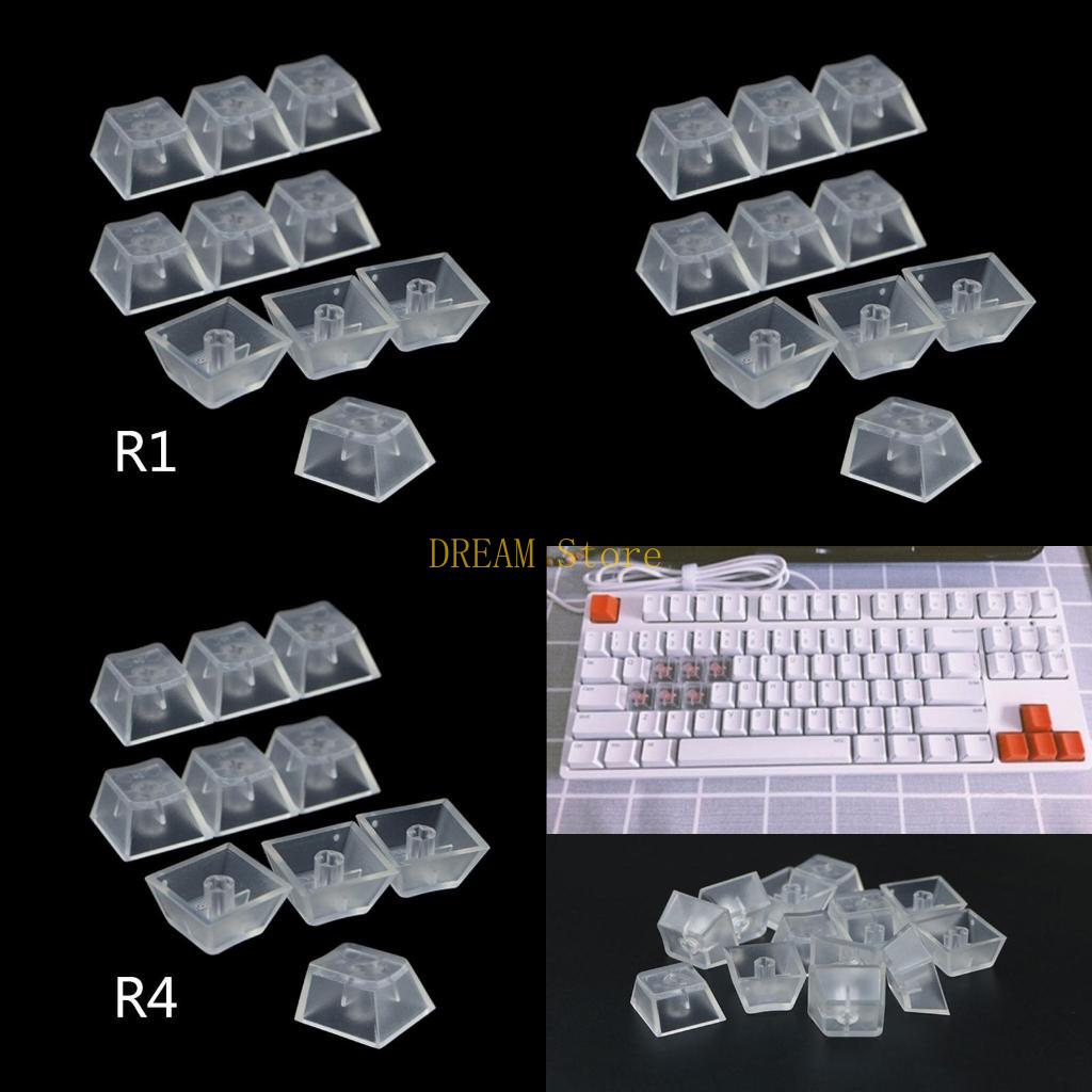 Gaming Accessories Best - 10Pcs Transparent ABS Universal Key Caps