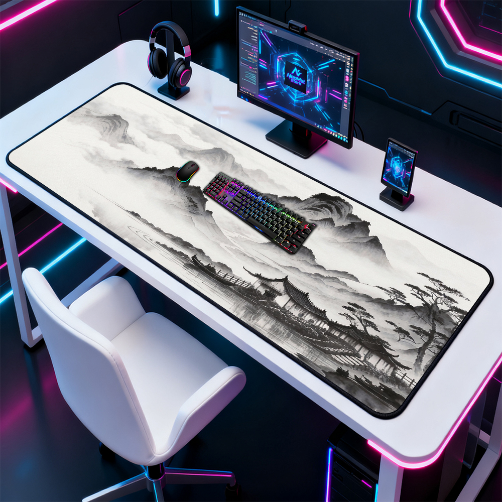 Chinese Mouse Mat Black White  - огляд і ціна Gaming Accessories Japan