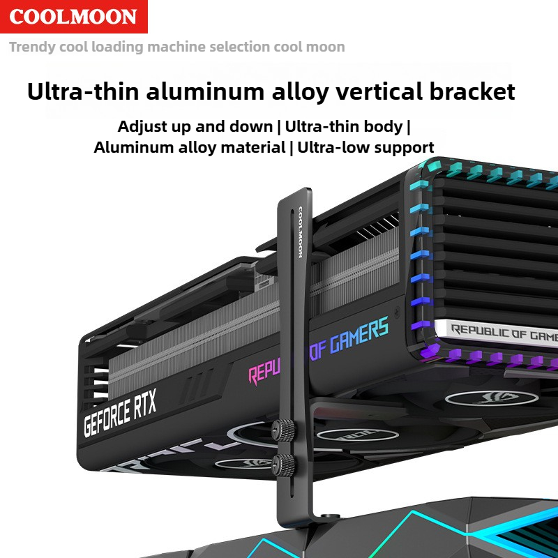 Universal Aluminum GPU Brace S - огляд і ціна Vertical Gpu Bracket