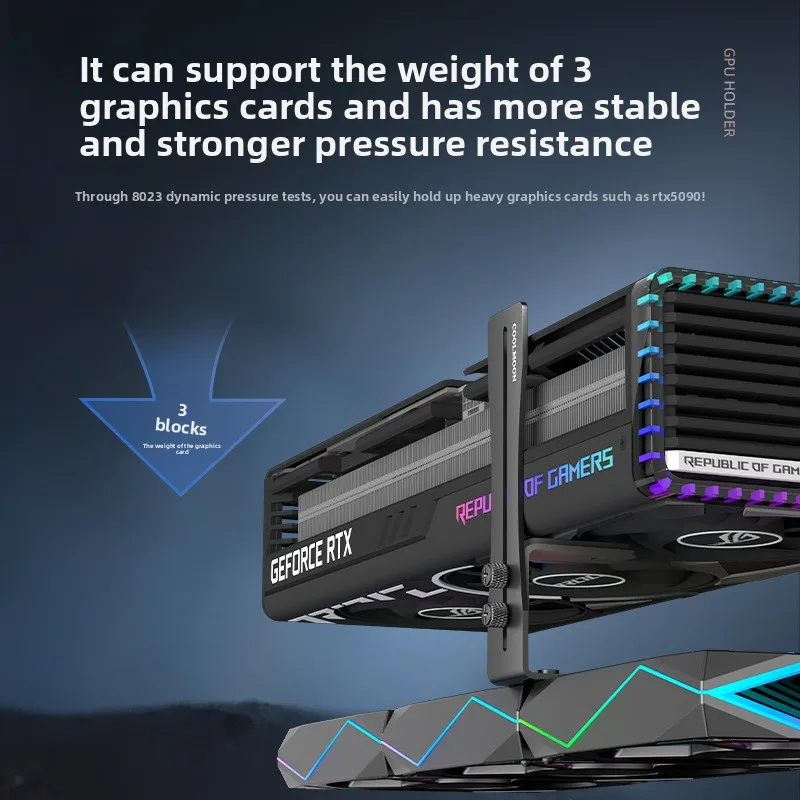 Universal Aluminum GPU Brace S - огляд і ціна Vertical Gpu Bracket
