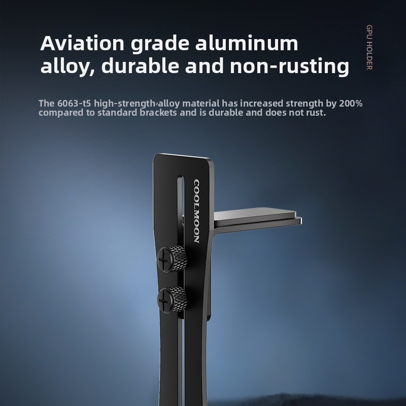 Universal Aluminum GPU Brace S - огляд і ціна Vertical Gpu Bracket