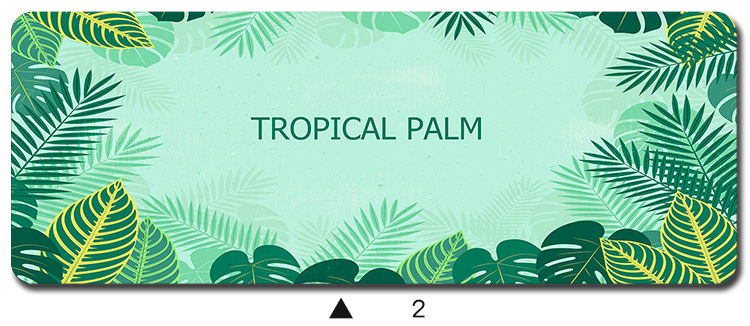 tropical plant mouse pad gamer - огляд і ціна Gaming Accessories Best