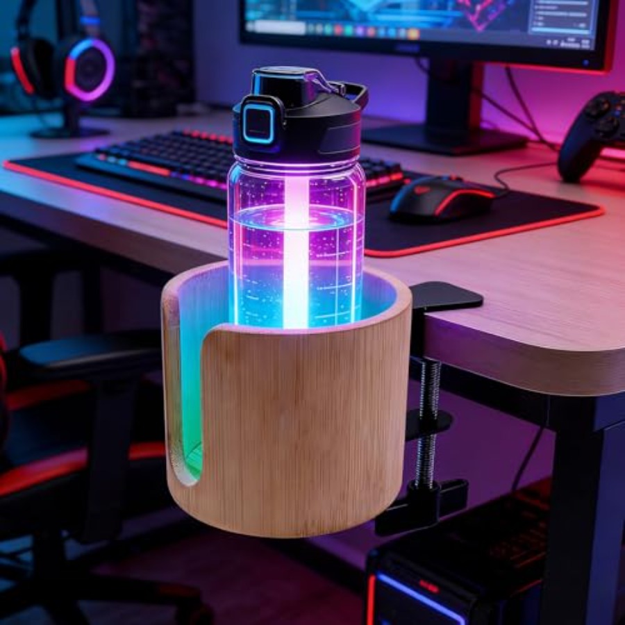 Desk Cup Holder Clamp, Anti-Sp - огляд і ціна Gaming Home Accessories