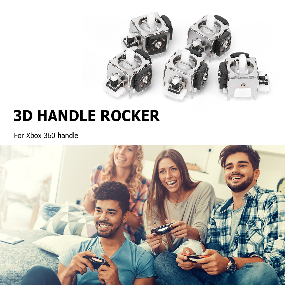 5pcs Analog Thumb Joystick Gam - огляд і ціна Gaming Controllers Xbox Accessories