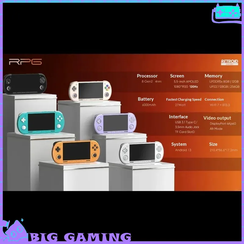 For Retroid Pocket G2 Gaming H - огляд і ціна Gaming Controllers Xbox Accessories