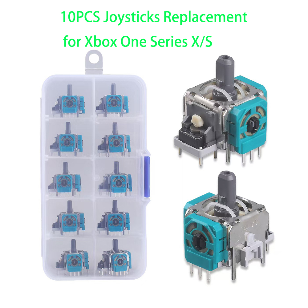 10pcs Replacement 3D Analog Jo - огляд і ціна Gaming Accessories Xbox Series X