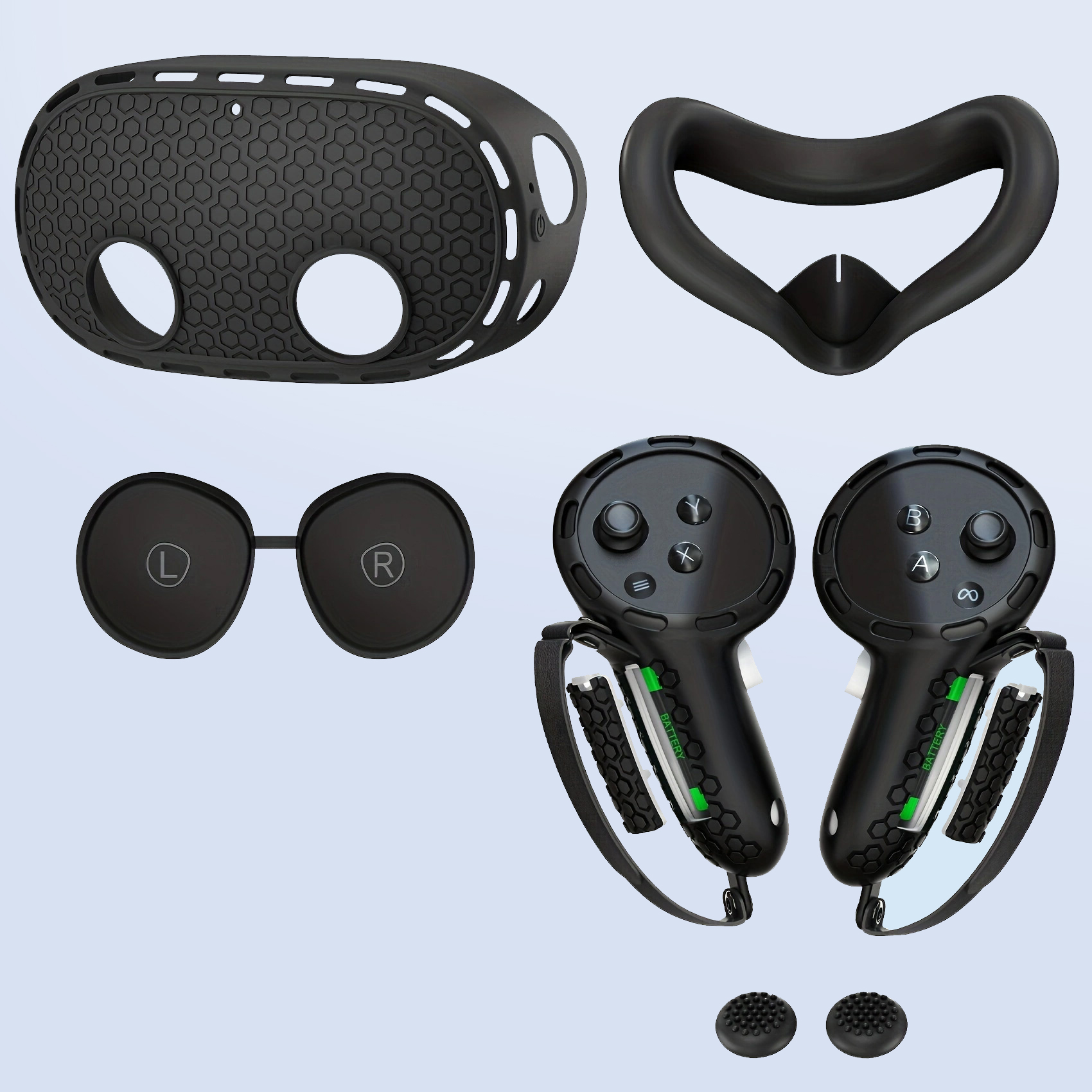 VR 6 in 1 Silicone Protective  - огляд і ціна Controller Grip Cover