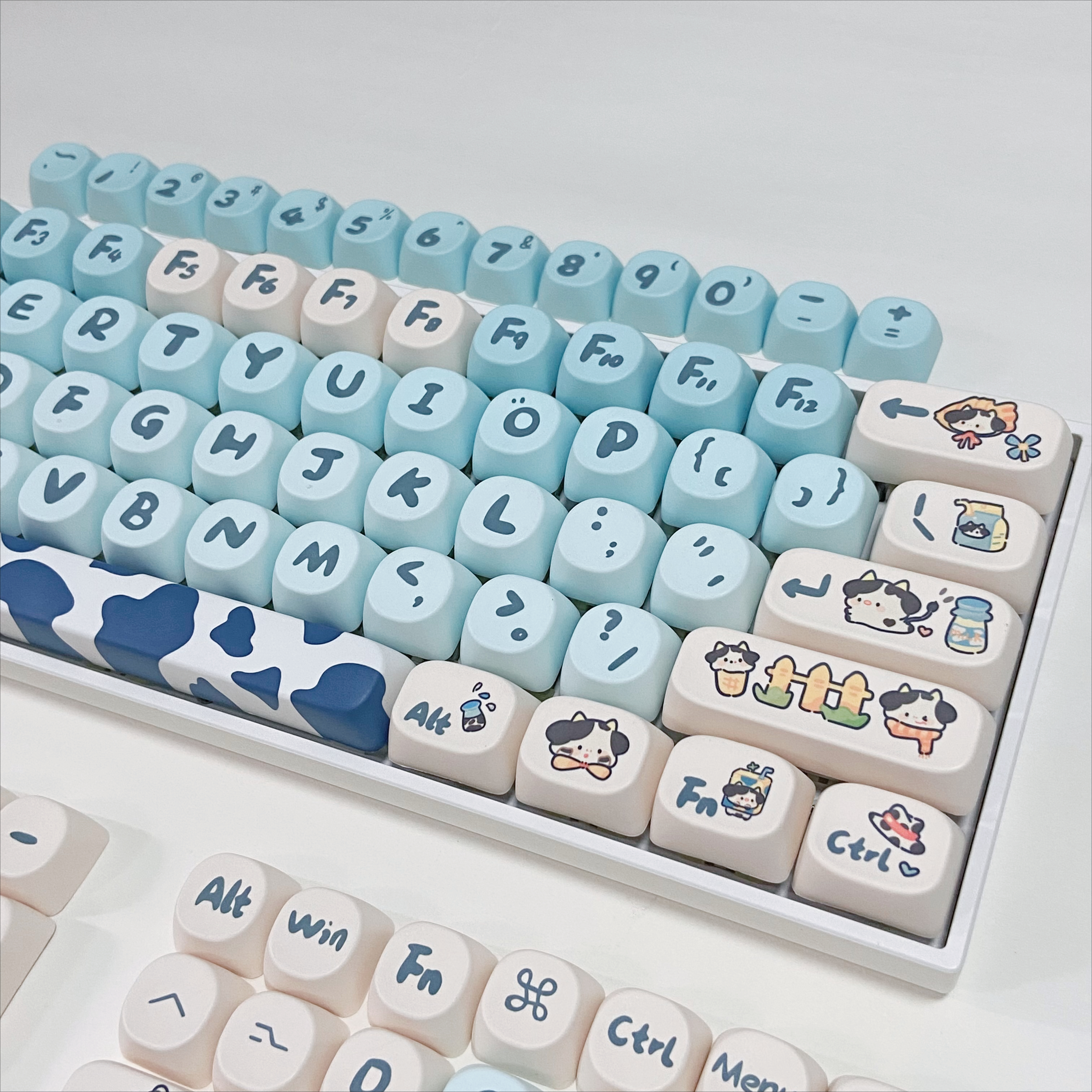Blue Cow Keycaps for Mechanica - огляд і ціна Gaming Home Accessories