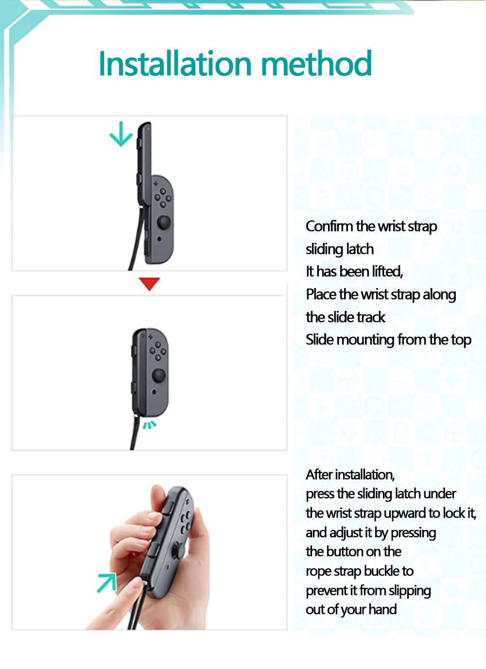 1 Pair Wrist Straps For Ninten - огляд і ціна Gaming Accessories Joystick