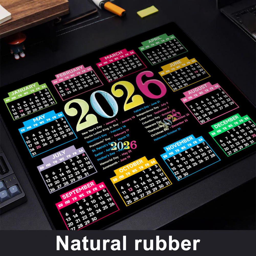 2026 Calendar Mouse Pad Waterp - огляд і ціна Gaming Accessories For Laptop