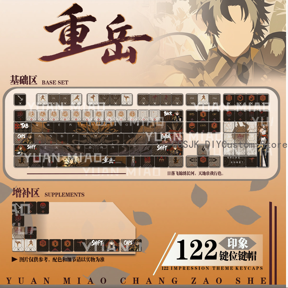 122 Keys Anime Arknights Chong - огляд і ціна Gaming Accessories In China