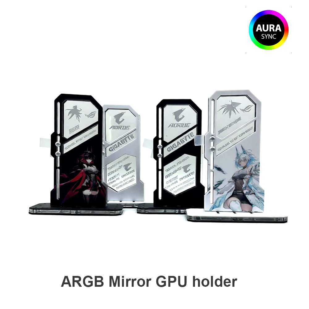 DIY Mirror VGA Holder ARGB Gam - огляд і ціна Vertical Gpu Bracket