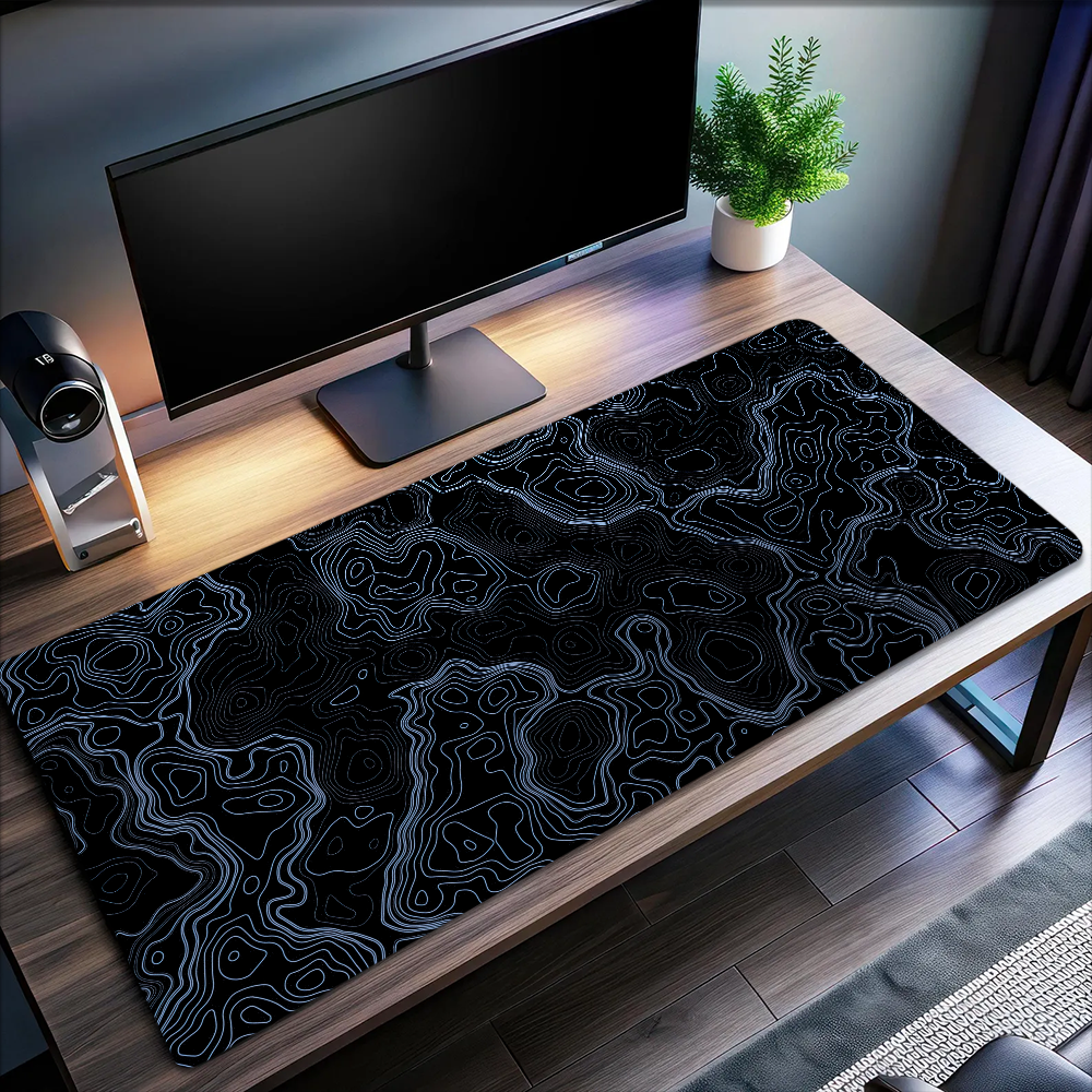 Map Multi Grey Abstract topogr - огляд і ціна Gaming Accessories On Sale
