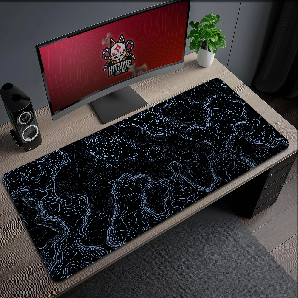 Map Multi Grey Abstract topogr - огляд і ціна Gaming Accessories On Sale