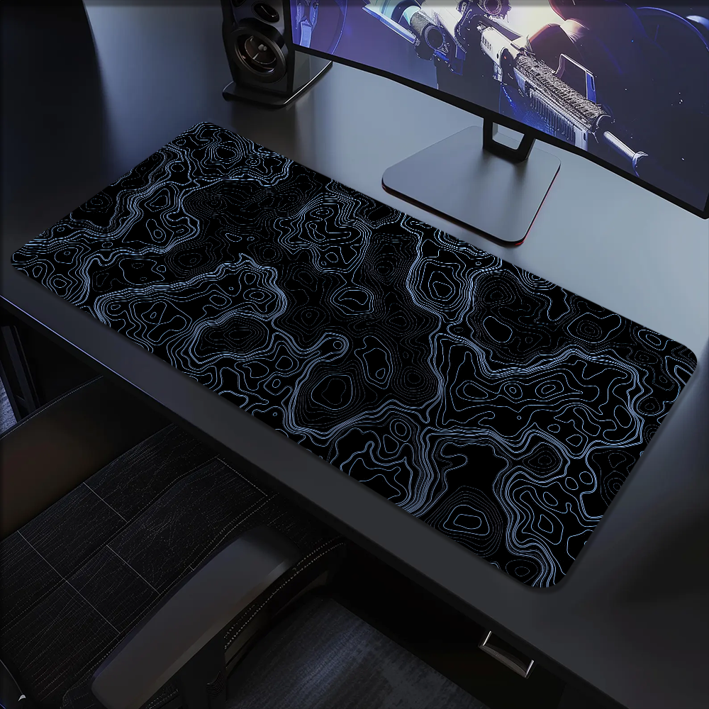 Map Multi Grey Abstract topogr - огляд і ціна Gaming Accessories On Sale